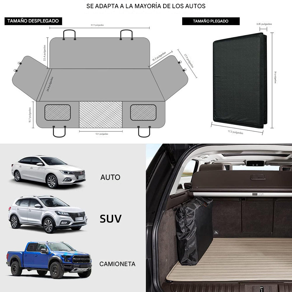 🐶 Tu Perro Cómodo, Tu Auto Limpio | Funda de Asiento para Mascotas 🚗
