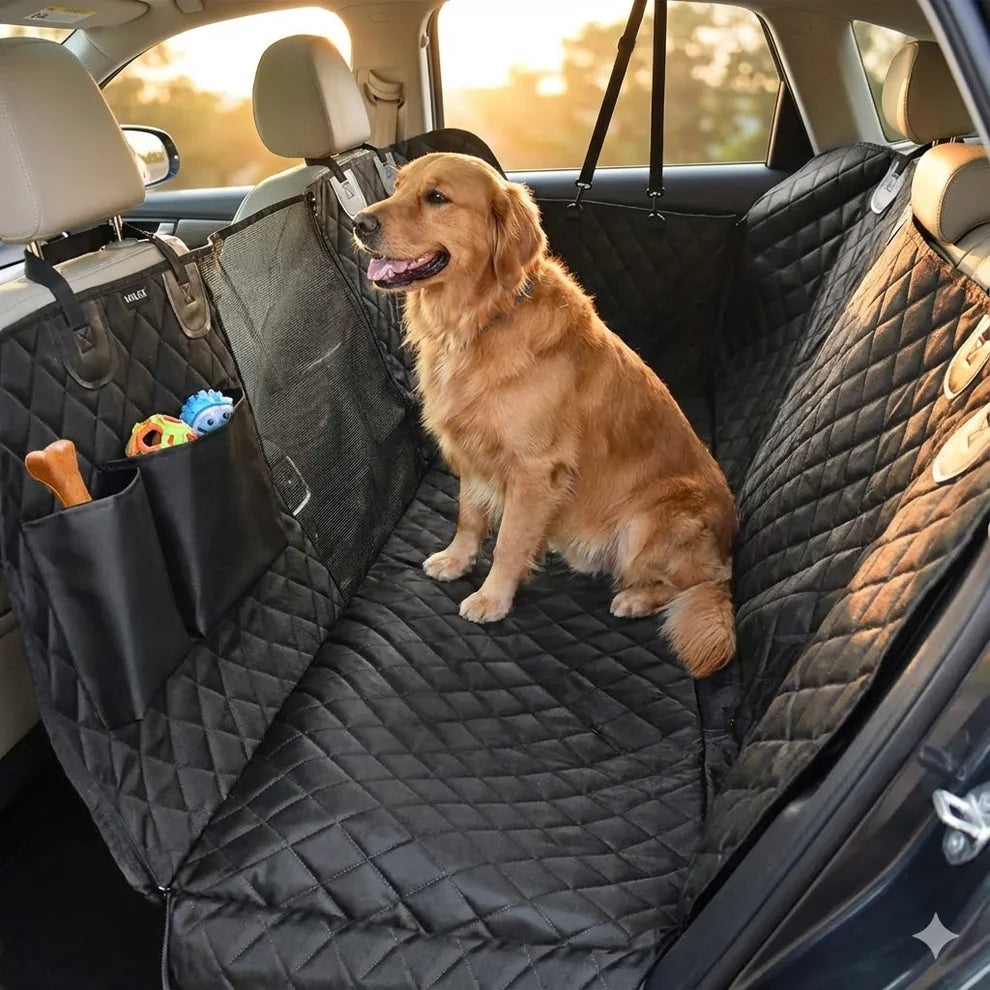 🐶 Tu Perro Cómodo, Tu Auto Limpio | Funda de Asiento para Mascotas 🚗